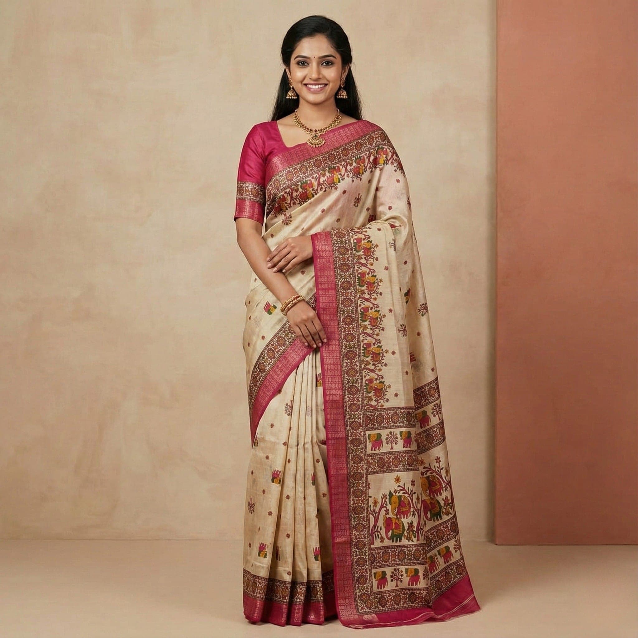 Printed Saree